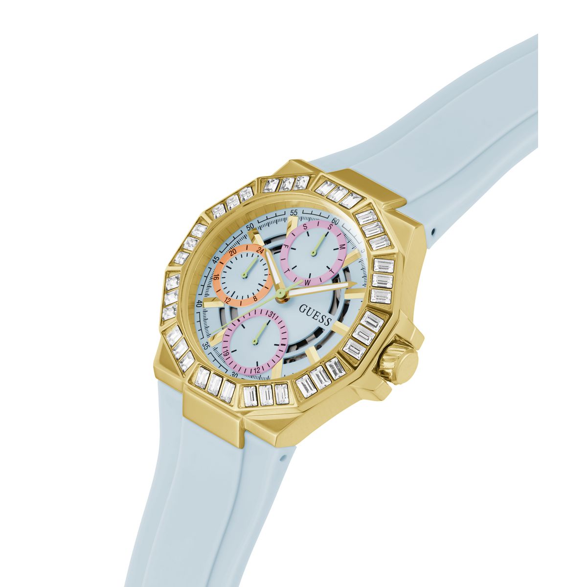 Guess Selene Blue Round Dial Quartz Analog Women Watch