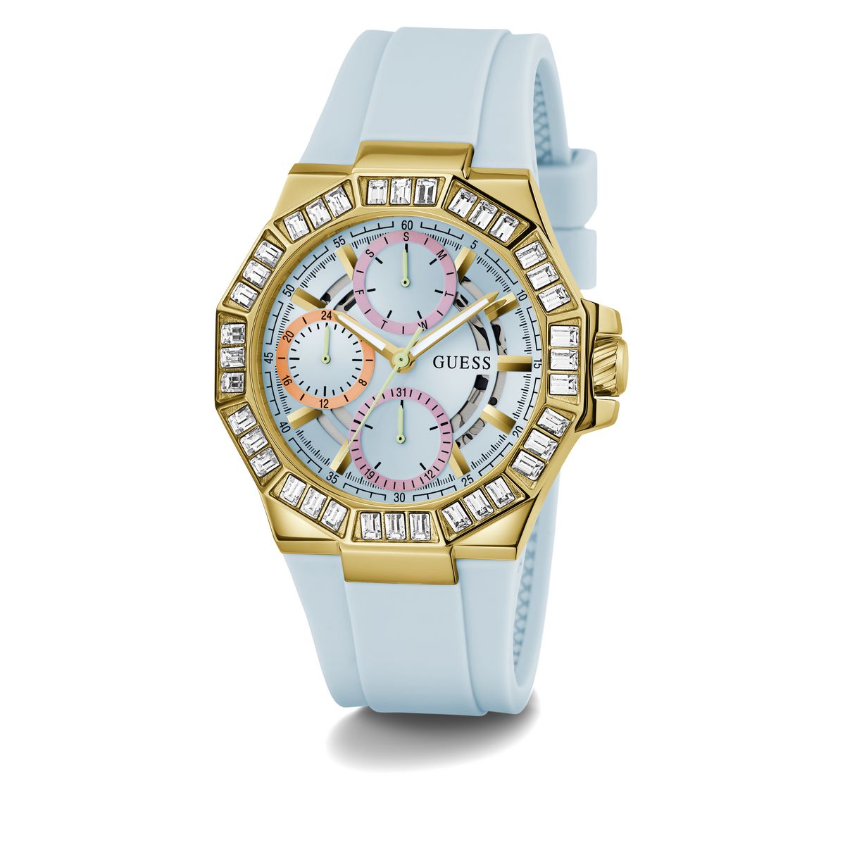 Guess Selene Blue Round Dial Quartz Analog Women Watch