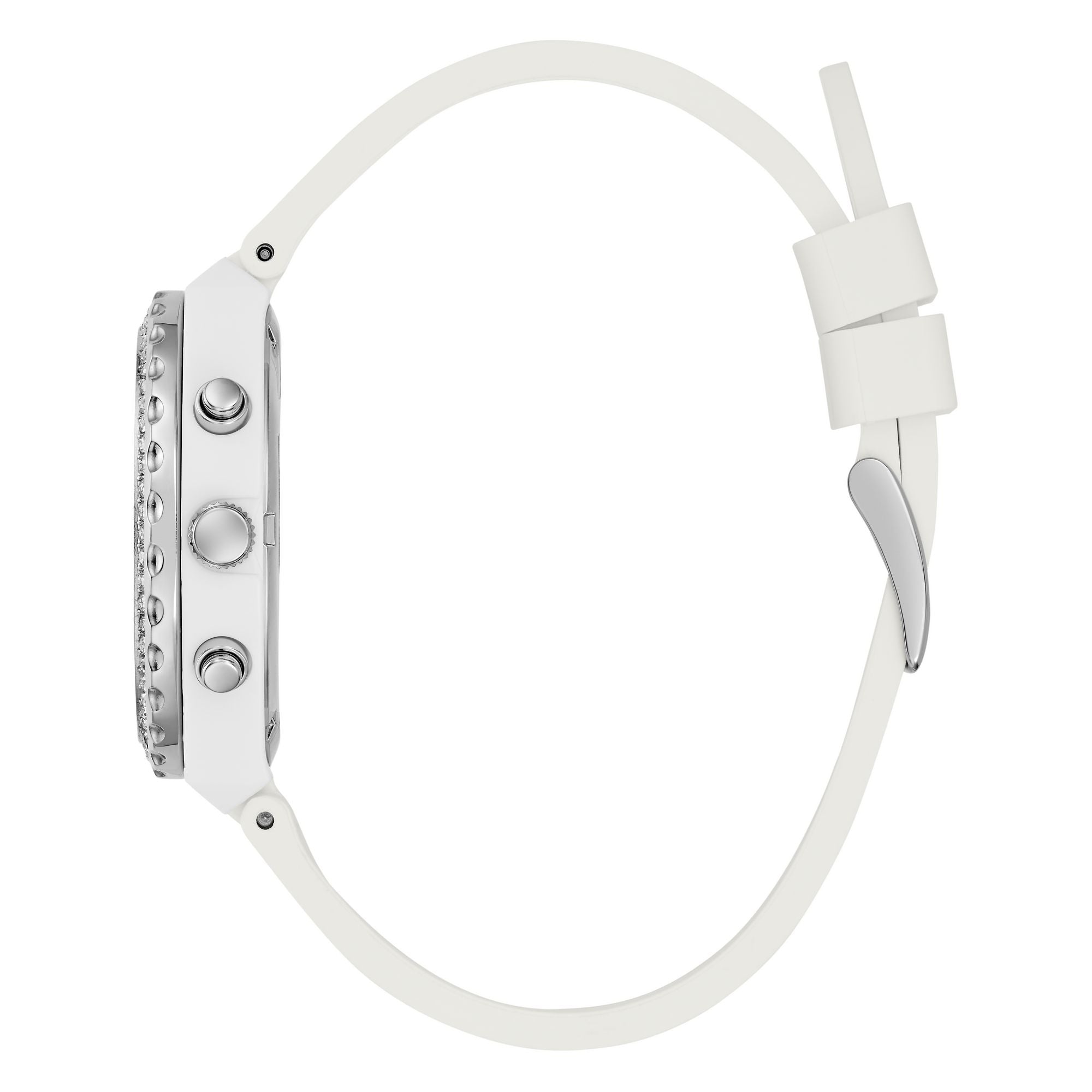 Guess Diana White Round Dial Quartz Analog Women Watch