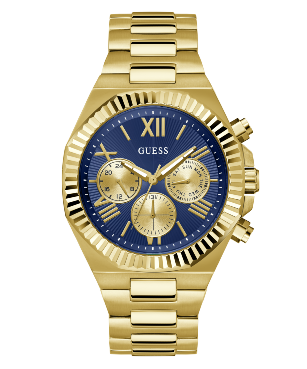 Guess Equity Blue Round Dial Quartz Analog Men Watch