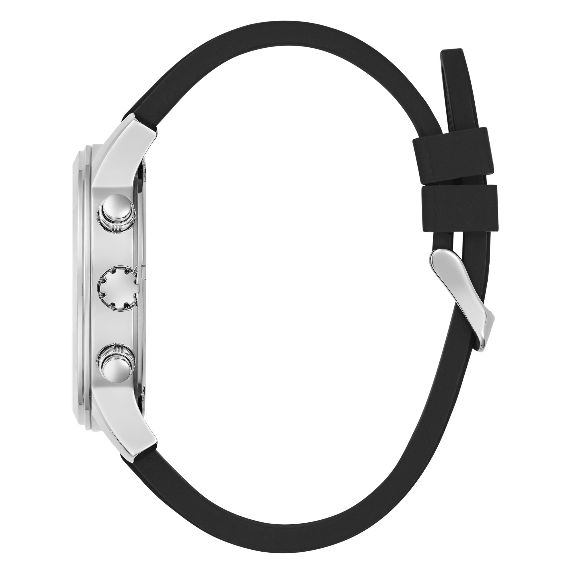 Guess Black Round Quartz Analog Men Watch