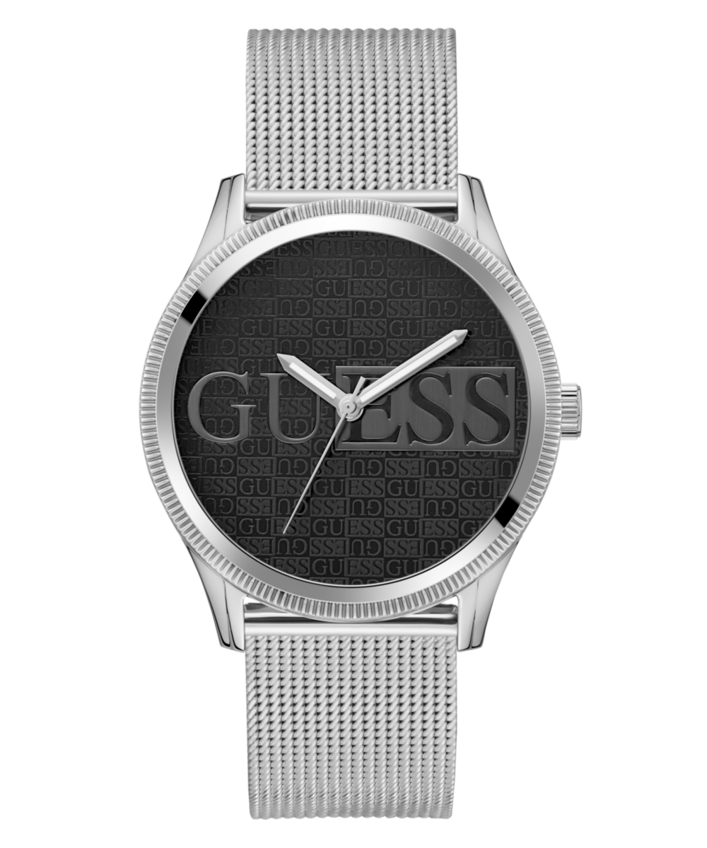 Guess Reputation Blue Round Dial Quartz Analog Men Watch Watch Guess