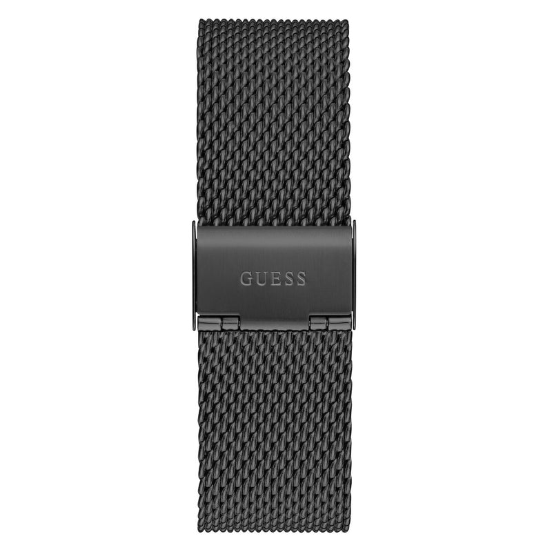 Guess Reputation Black Round Dial Quartz Analog Men Watch Watch Guess