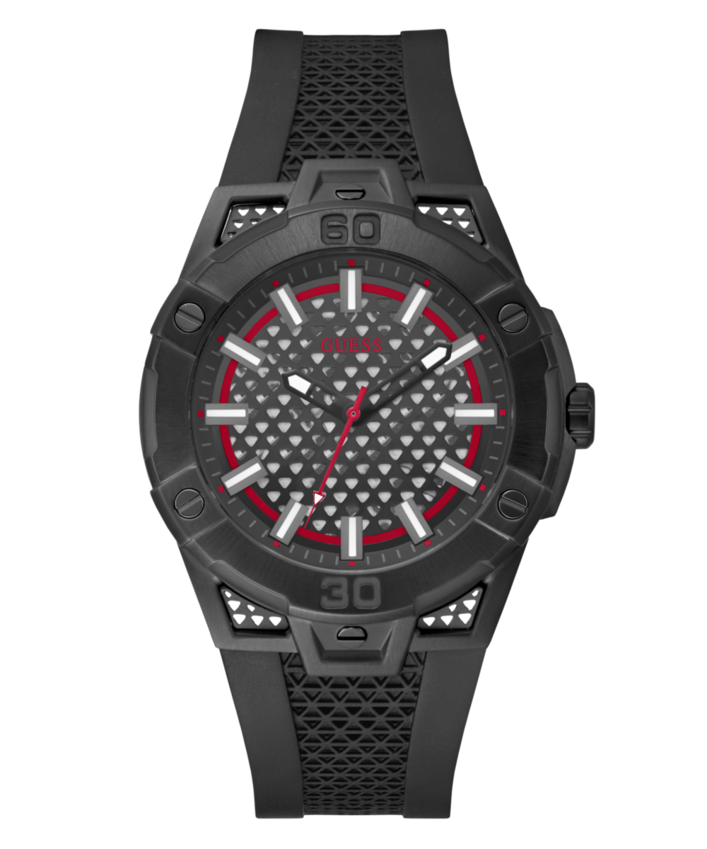 Guess Network Black Round Dial Quartz Analog Men Watch