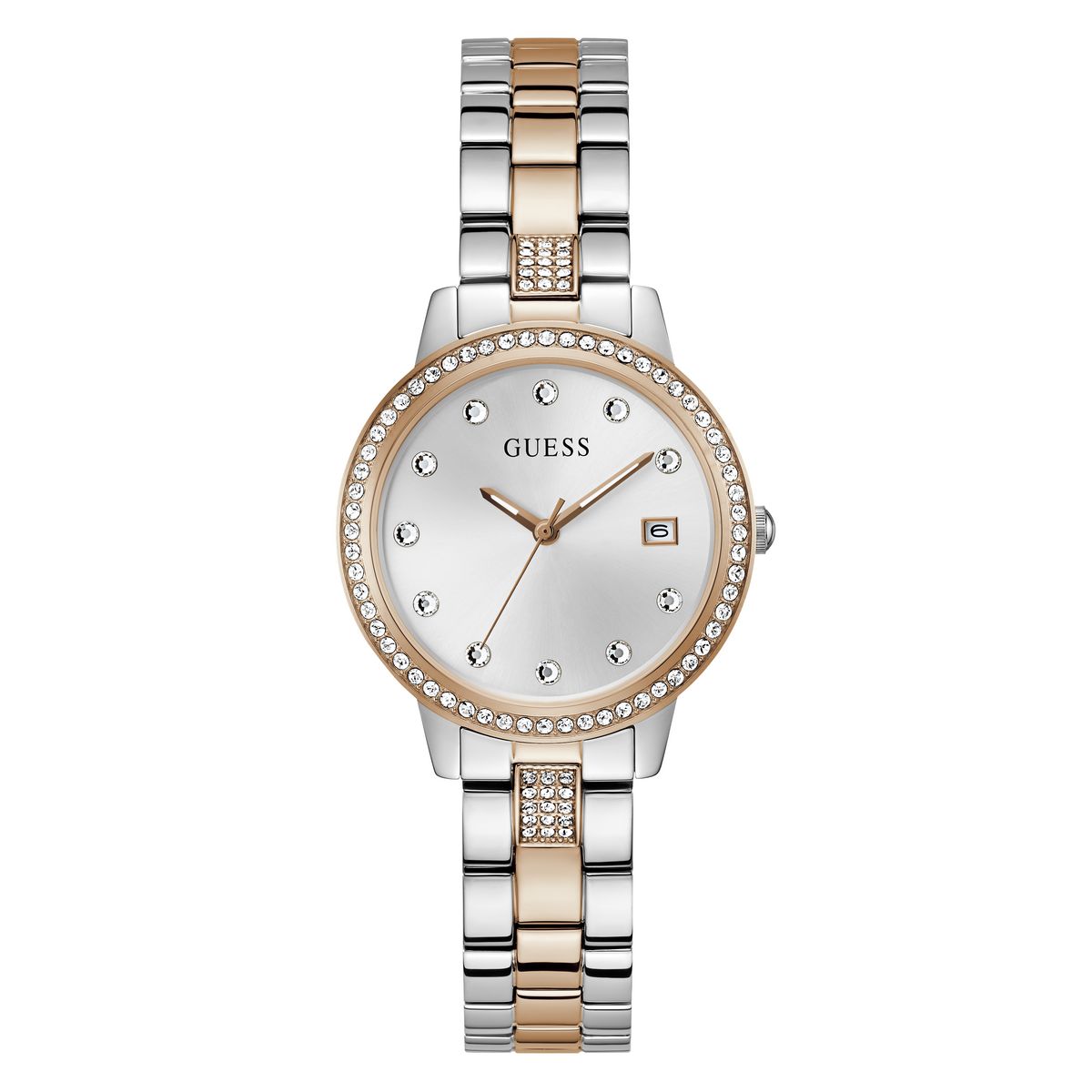 Guess Heartless White Round Dial Quartz Analog Women Watch