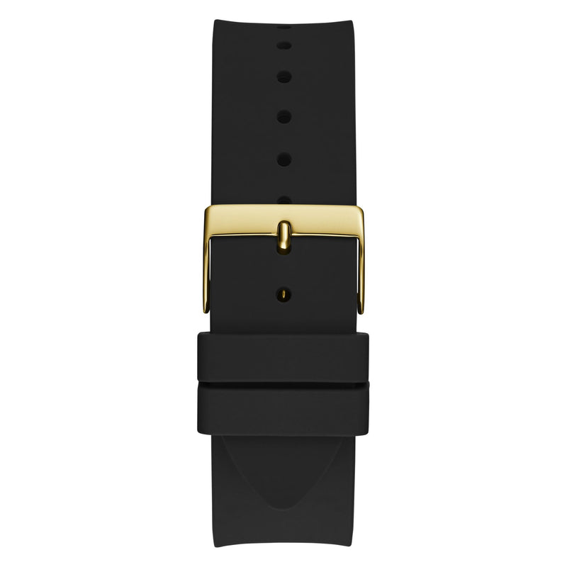 Guess Reputation Champagne Round Dial Quartz Analog Men Watch Watch Guess