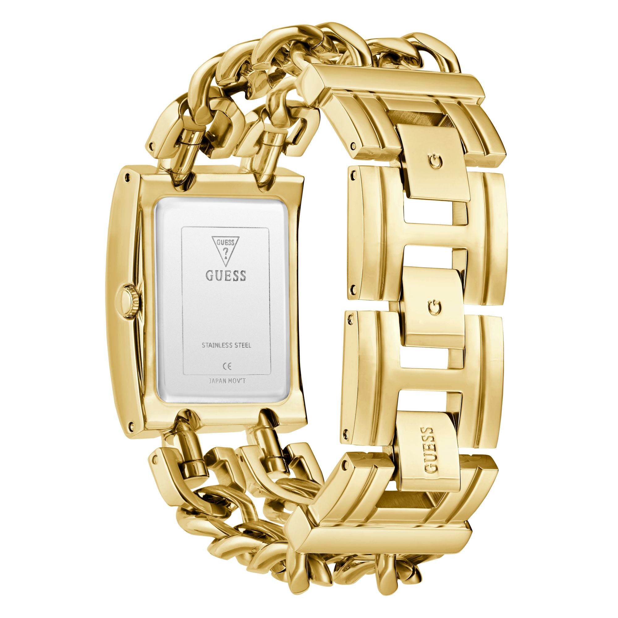 Guess Mod Green Rectangle Dial Quartz Analog Women Watch