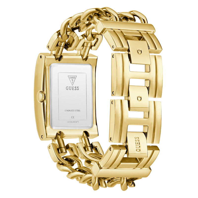 Guess Mod Green Rectangle Dial Quartz Analog Women Watch Watch Guess
