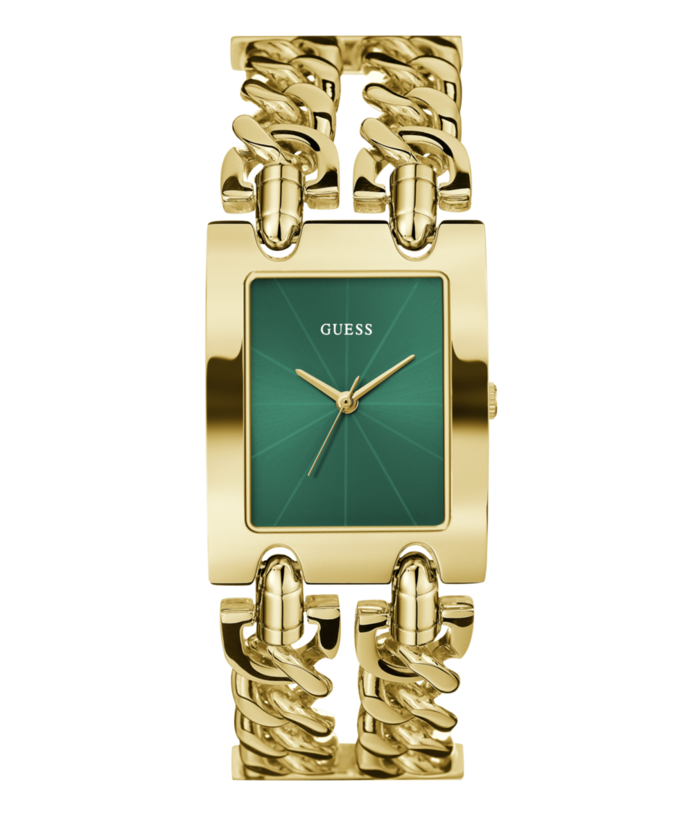 Guess Mod Green Rectangle Dial Quartz Analog Women Watch