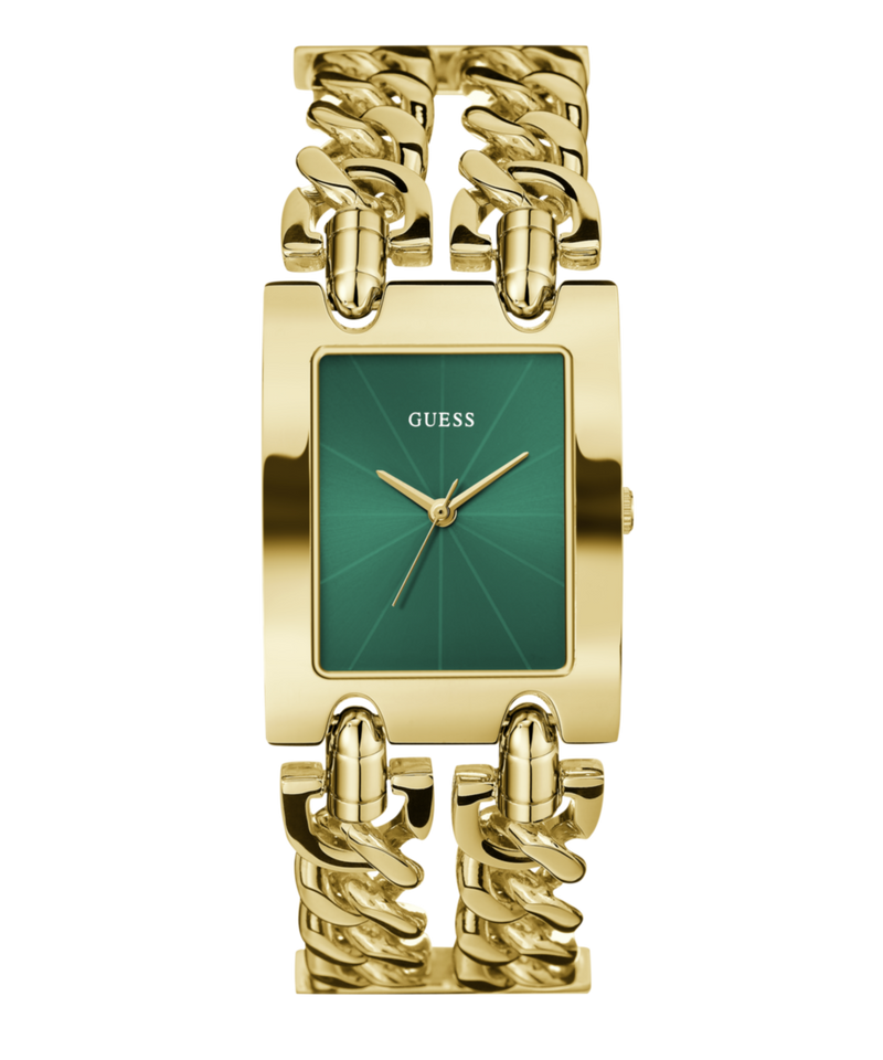 Guess Mod Green Rectangle Dial Quartz Analog Women Watch Watch Guess