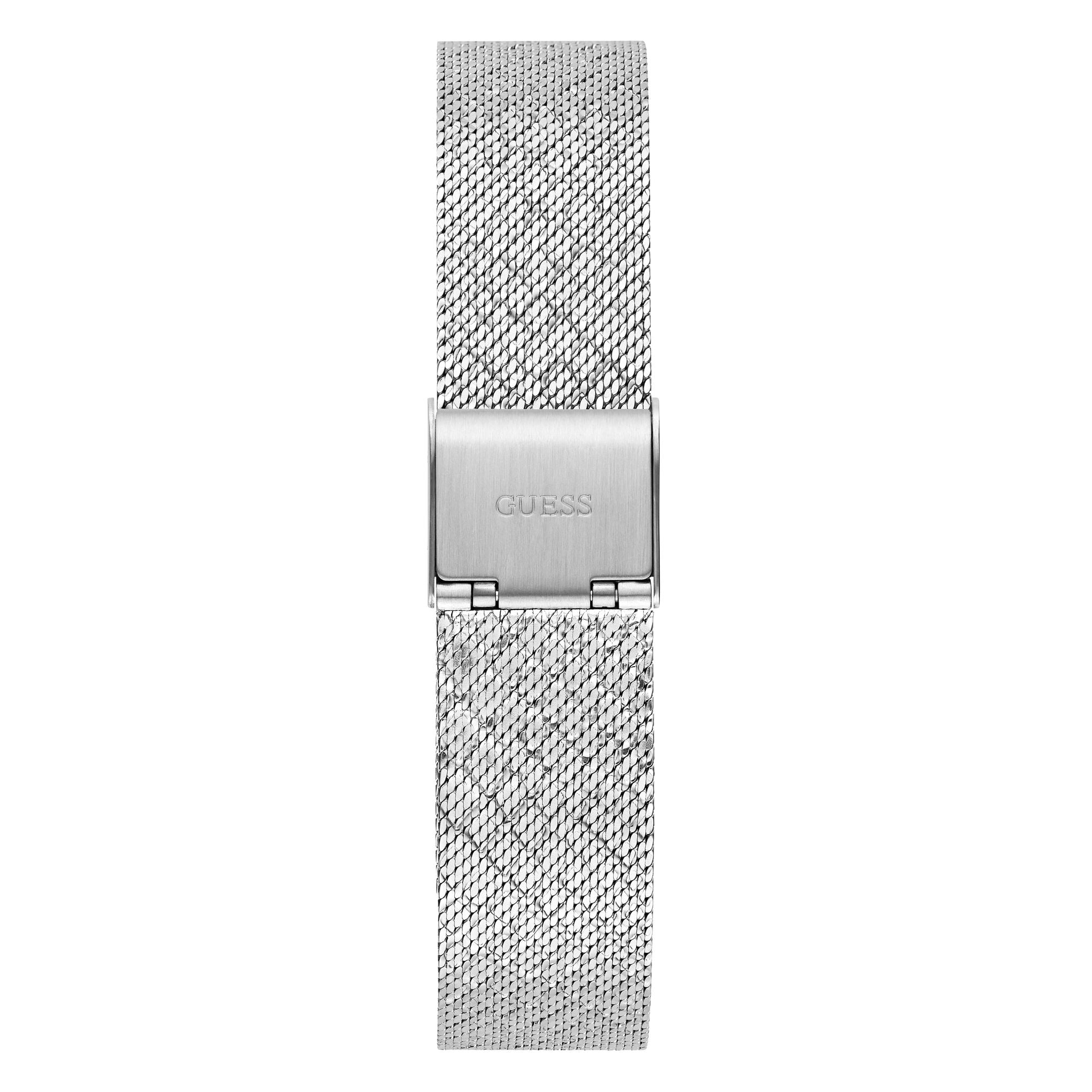 Guess Boa Silver Round Dial Quartz Analog Women Watch