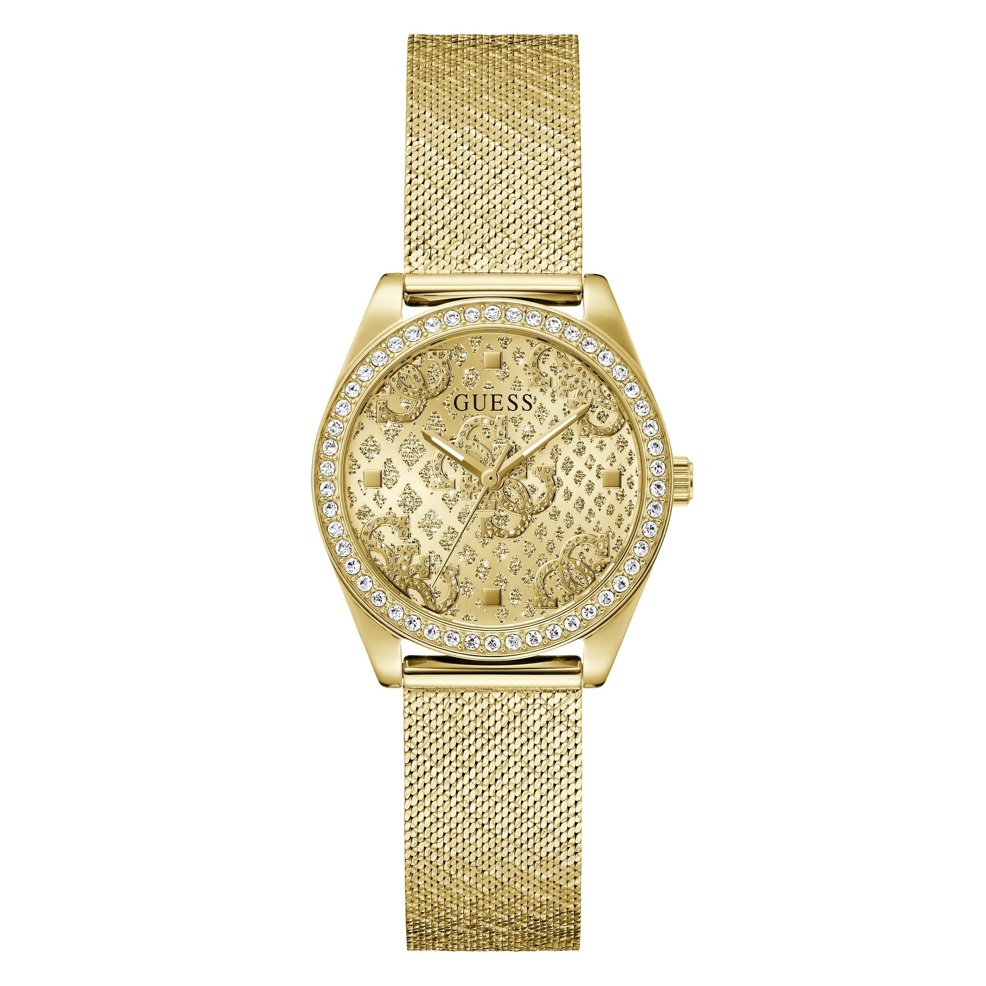 Guess Boa Gold Round Dial Quartz Analog Women Watch GW0748L2