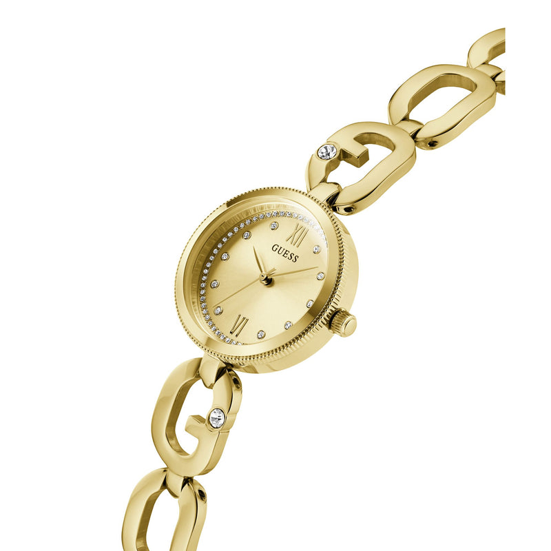 Guess Empower Gold Round Dial Quartz Analog Women Watch Watch Guess