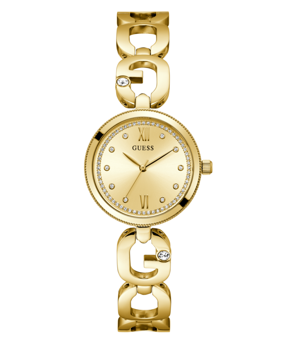 Guess Empower Gold Round Dial Quartz Analog Women Watch Watch Guess