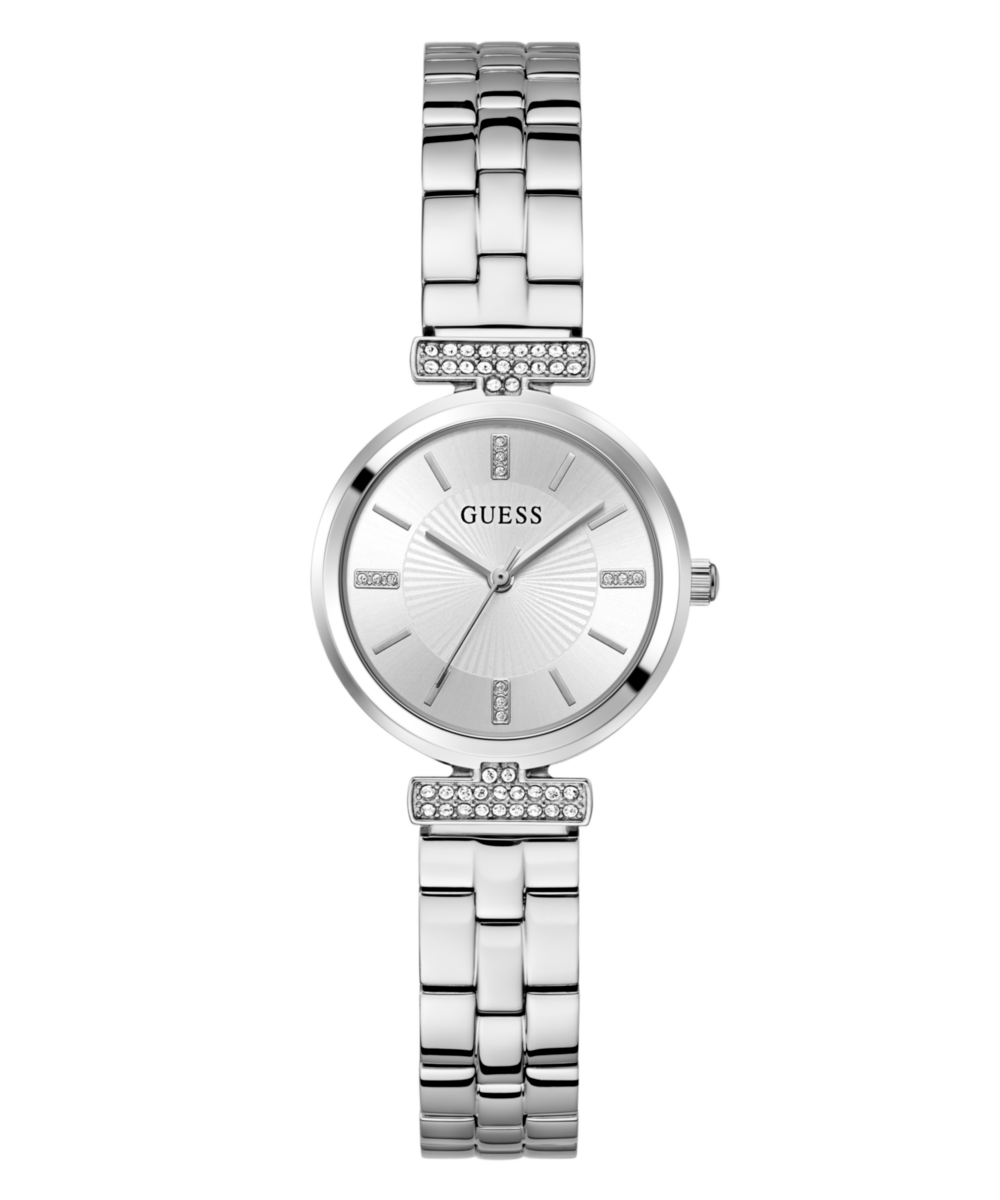 Guess Array Silver Round Dial Quartz Analog Women Watch