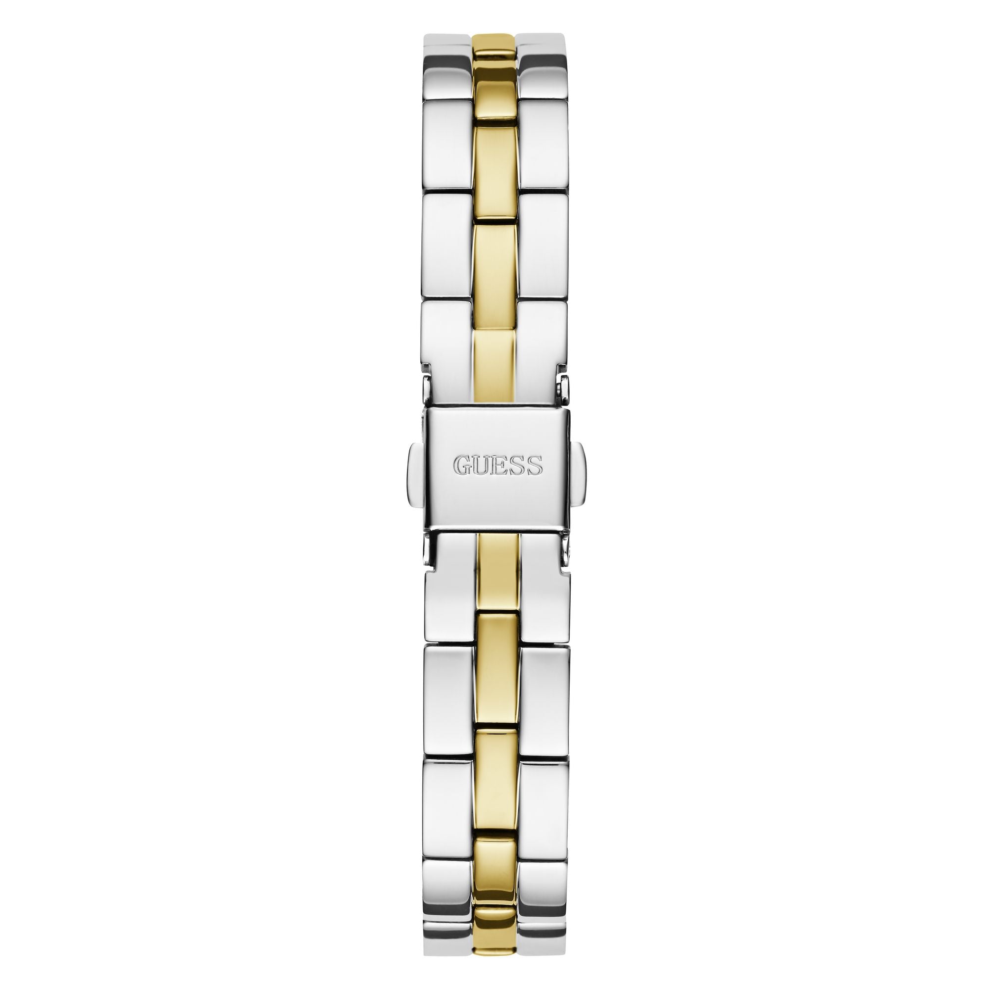Guess Array Silver Round Dial Quartz Analog Women Watch Watch Guess