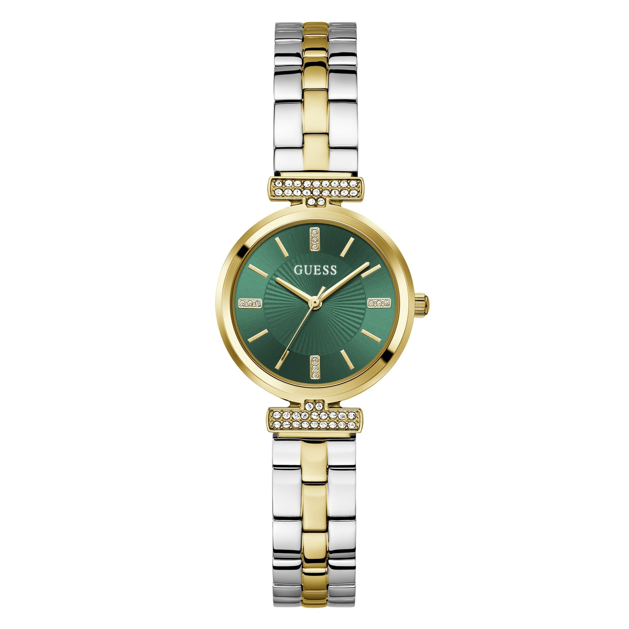 Guess Array GW0762L6 Green Women 28 mm Round Watch