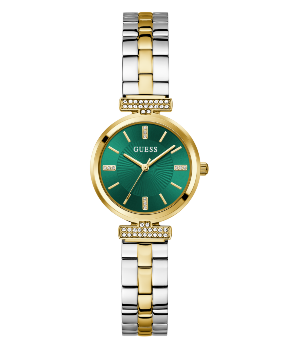 Guess Array Green Round Dial Quartz Analog Women Watch