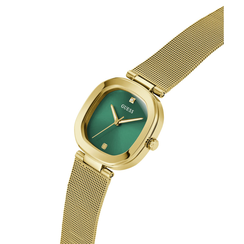 Guess Eve Green Round Dial Quartz Analog Women Watch Watch Guess
