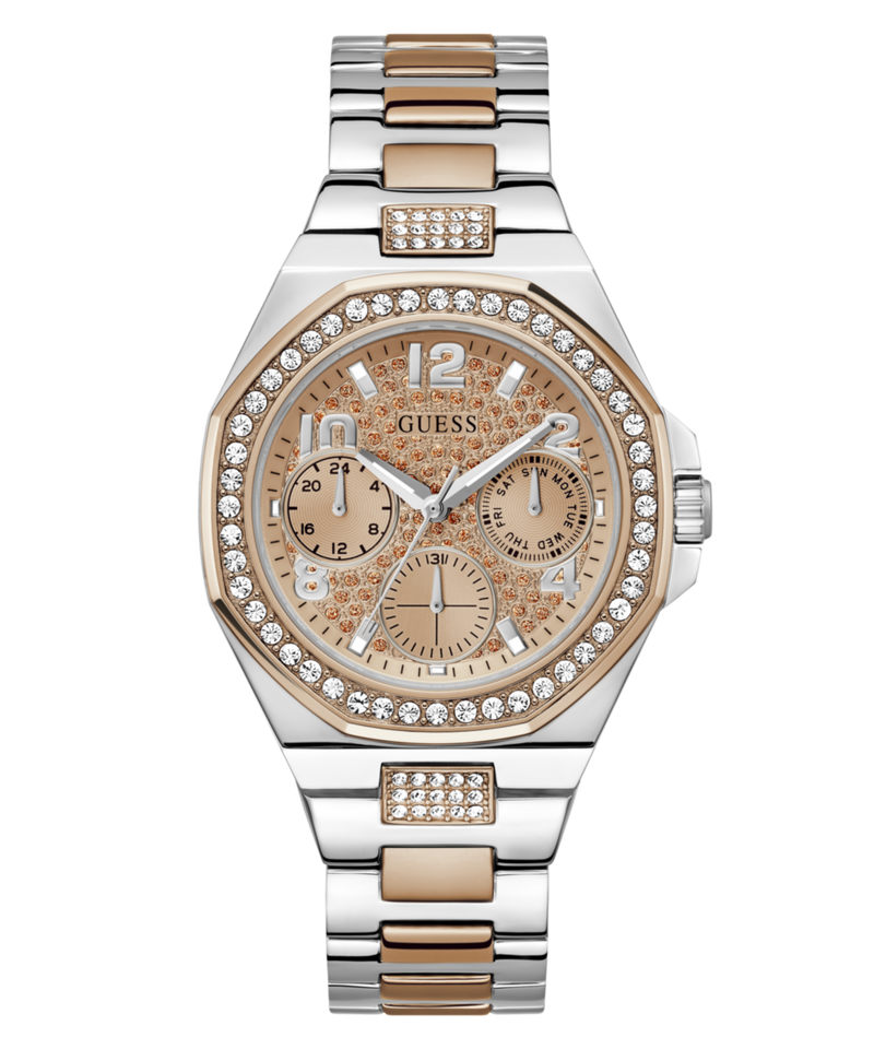 Guess Lady Empire Rose gold Octogonal Dial Quartz Analog Women Watch Watch Guess