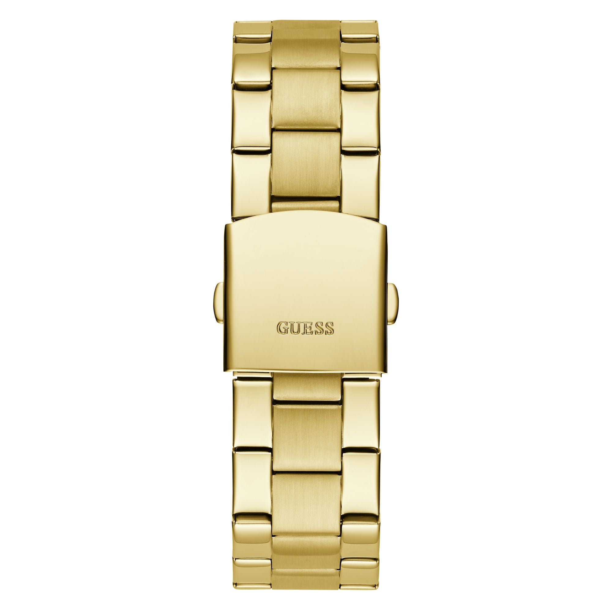 Guess Badge Gold Round Dial Quartz Analog Men Watch