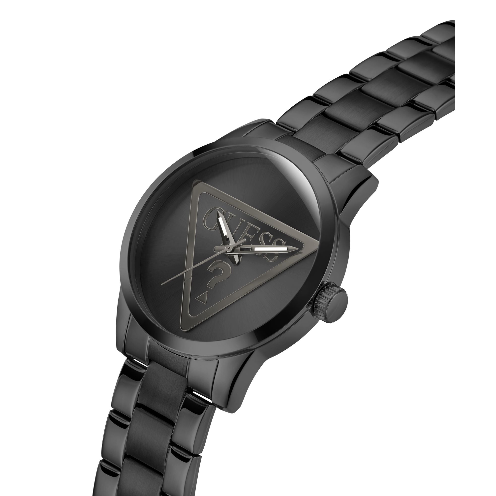 Guess Badge Black Round Dial Quartz Analog Men Watch