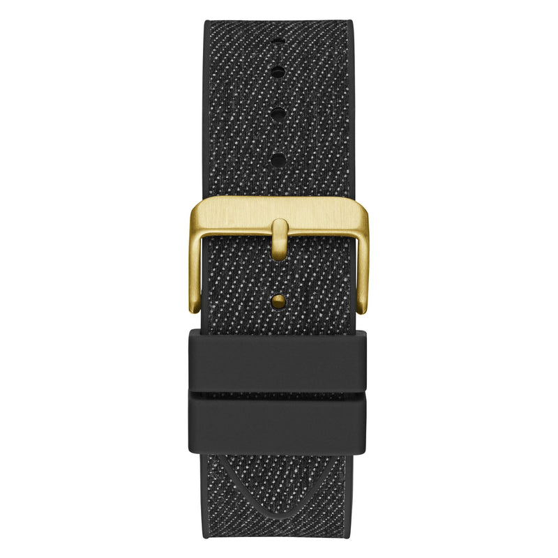 Guess Phoenix Black Tonneau Dial Quartz Analog Men Watch Watch Guess