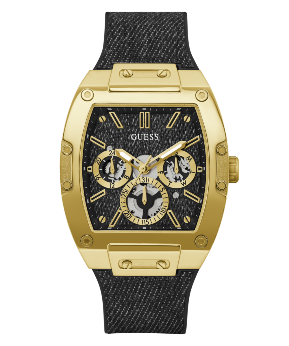 Guess Phoenix Black Tonneau Dial Quartz Analog Men Watch