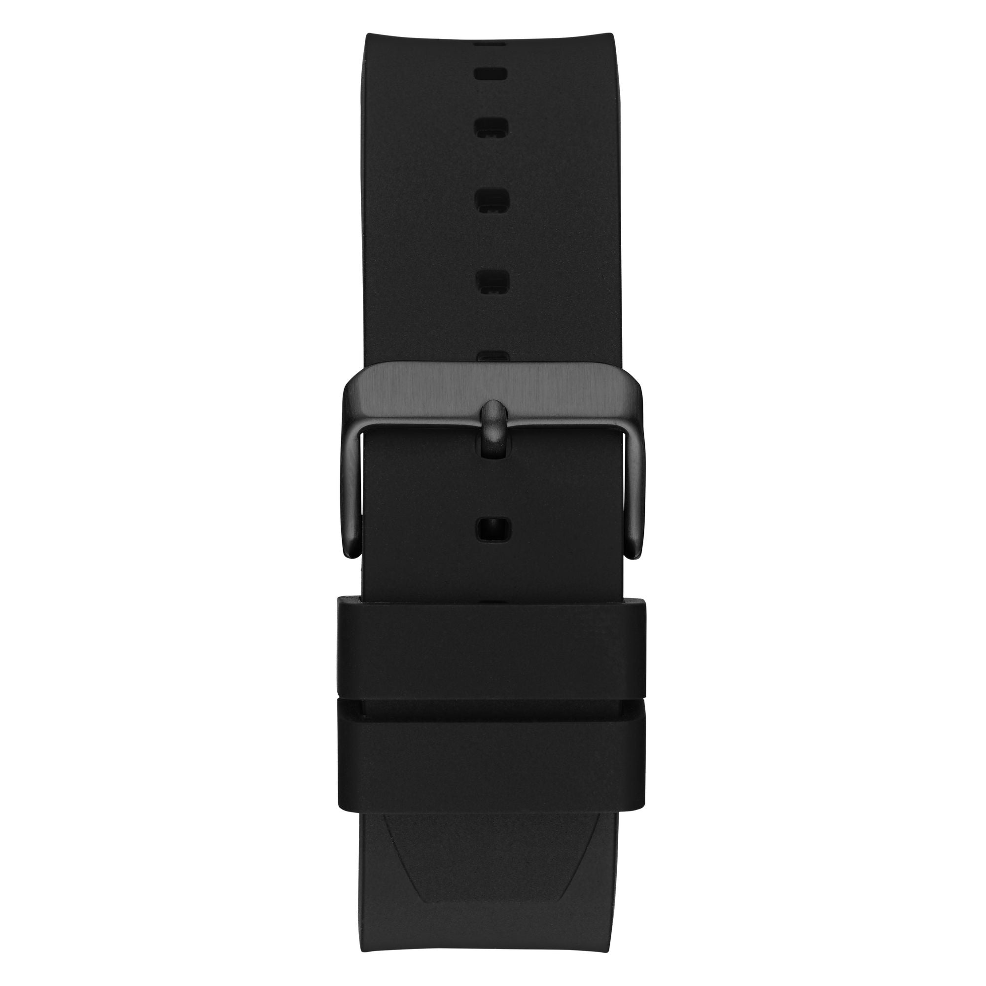 Guess Vinyl Black Round Dial Quartz Analog Men Watch