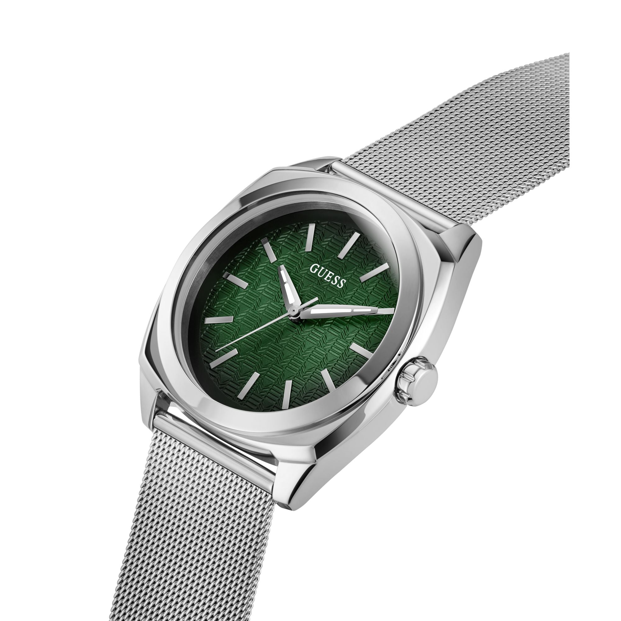 Guess Marshall Green Round Dial Quartz Analog Men Watch