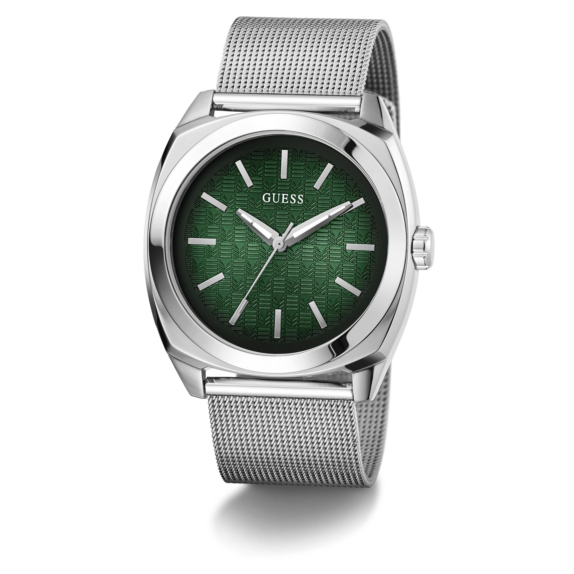 Guess Marshall Green Round Dial Quartz Analog Men Watch