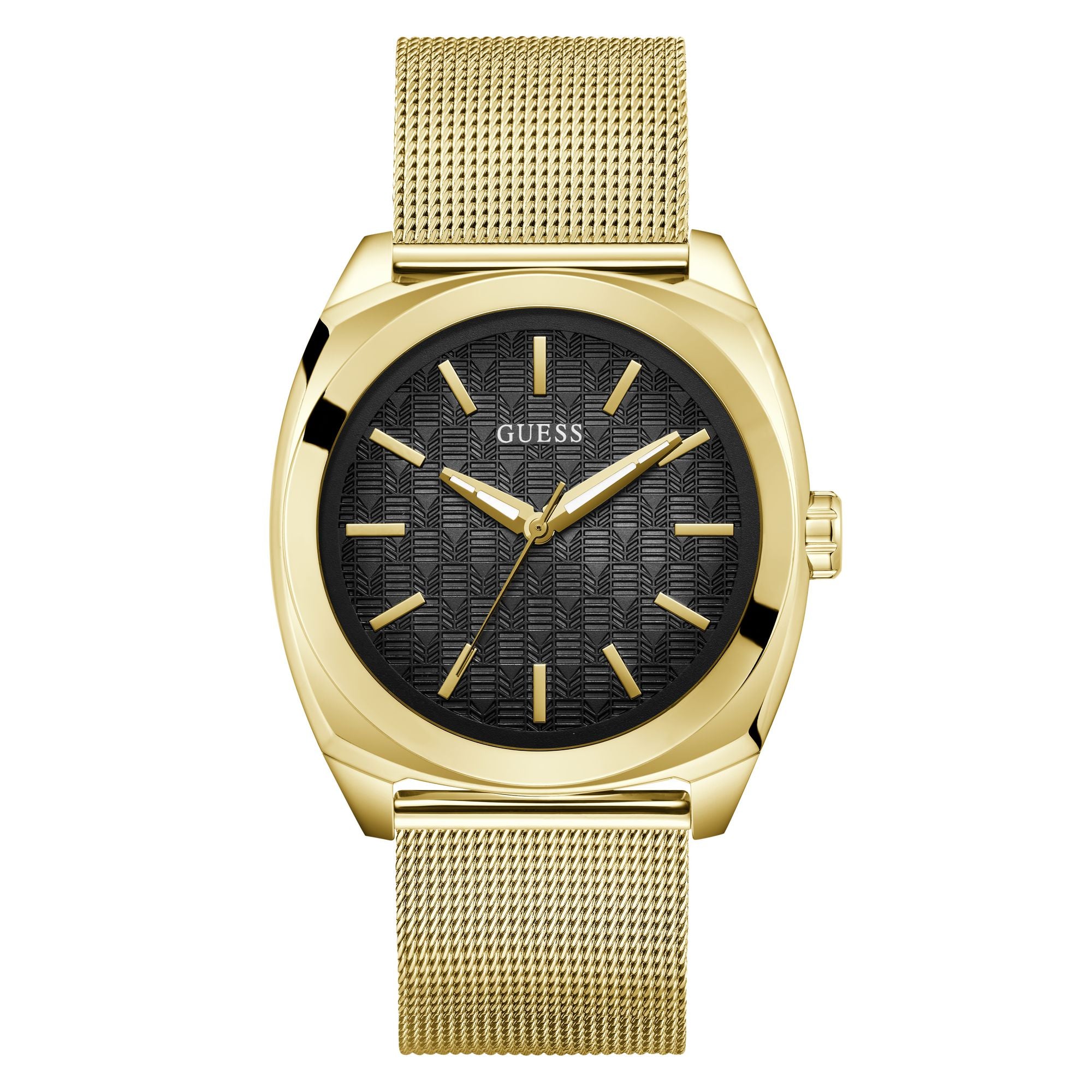 Guess Marshall Black Round Dial Quartz Analog Men Watch Watch Guess