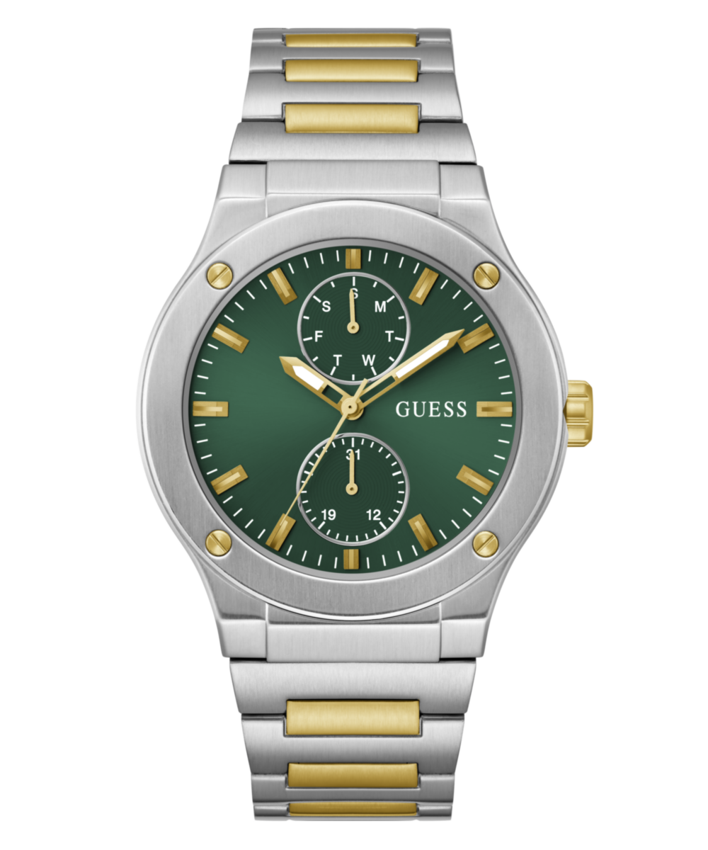 Guess Jet Green Round Dial Quartz Analog Men Watch Watch Guess