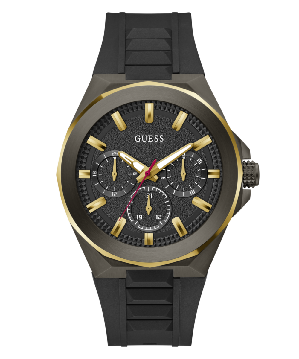 Guess Dashboard Black Round Dial Quartz Analog Men Watch