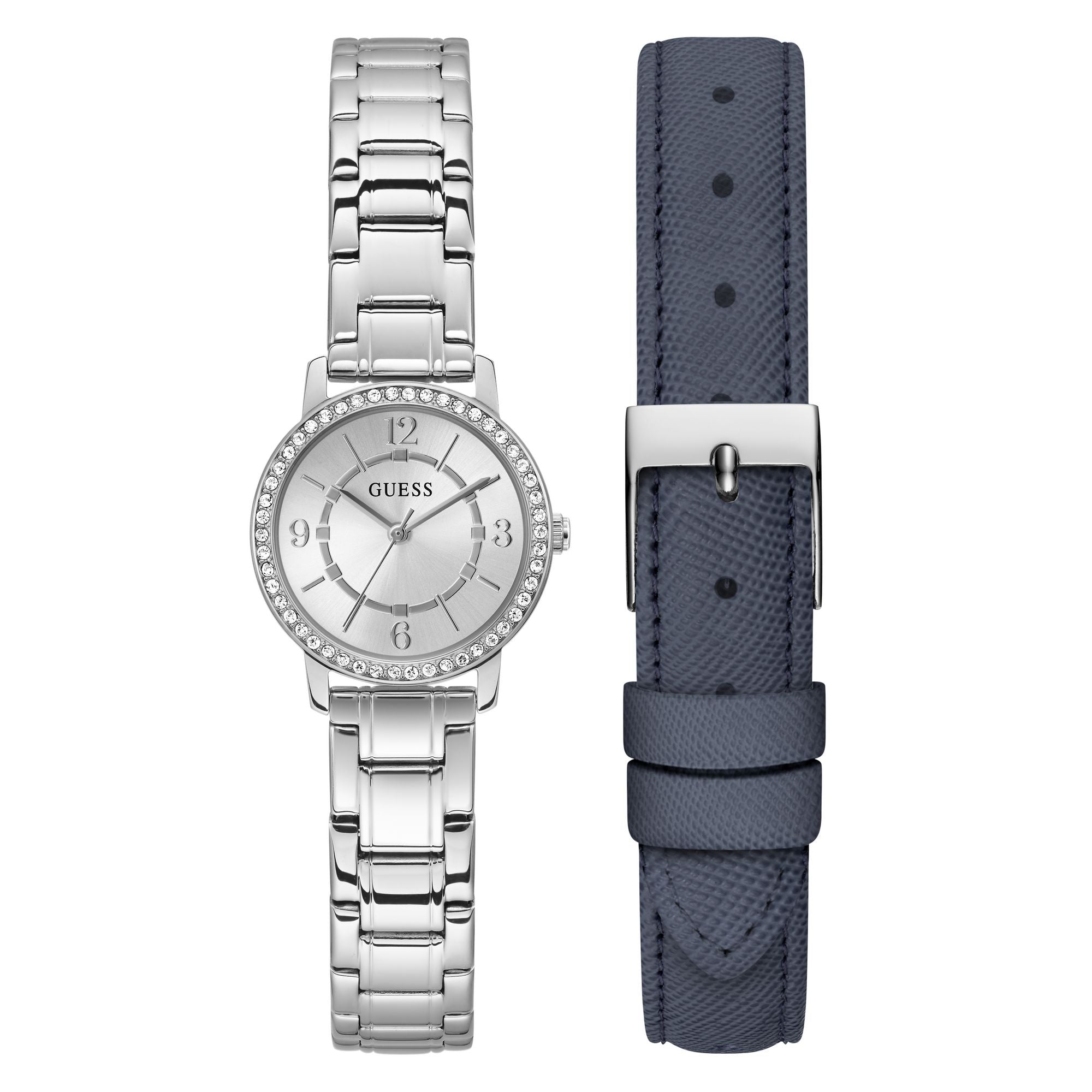 Guess Melody Silver Round Quartz Women Watch