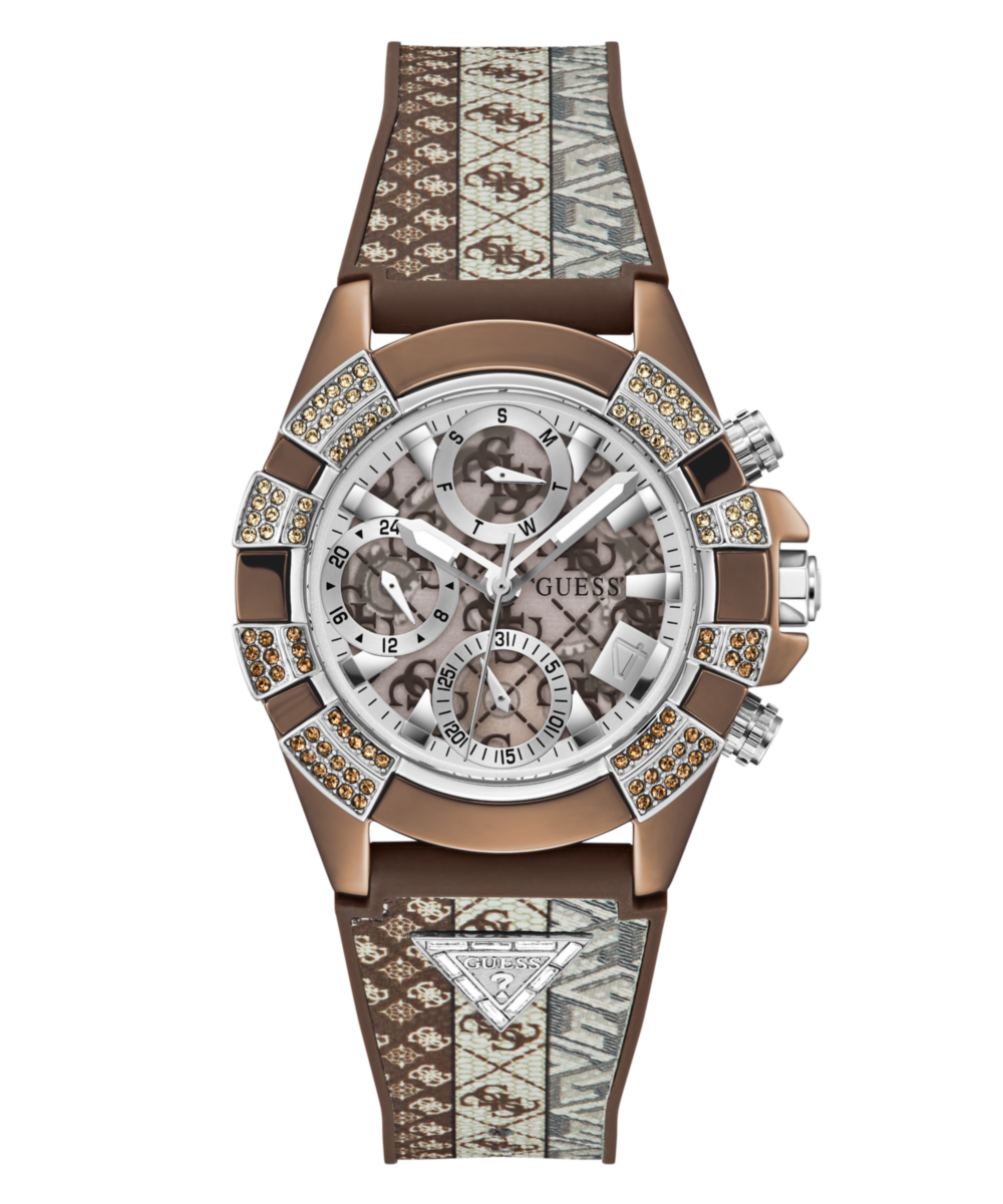 Guess Iconic 40th Silver Round Dial Quartz Analog Women Watch Watch Guess