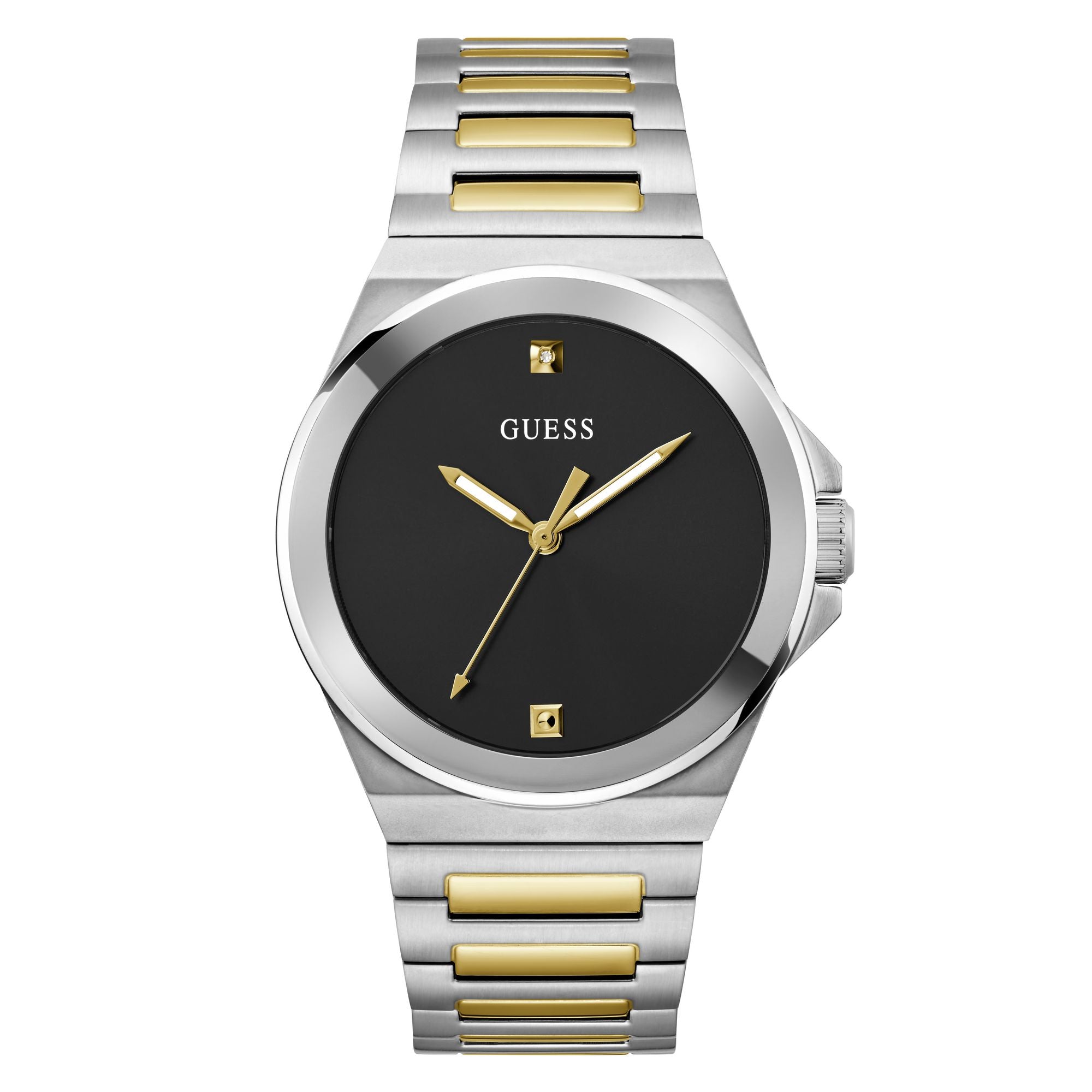 Guess Vinyl GW0833G3 Black Men 44 mm Round Watch