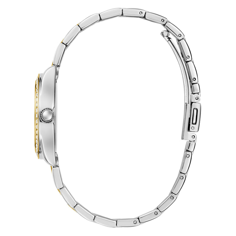 Guess Mini Luna Champagne Round Dial Quartz Analog Women Watch Watch Guess
