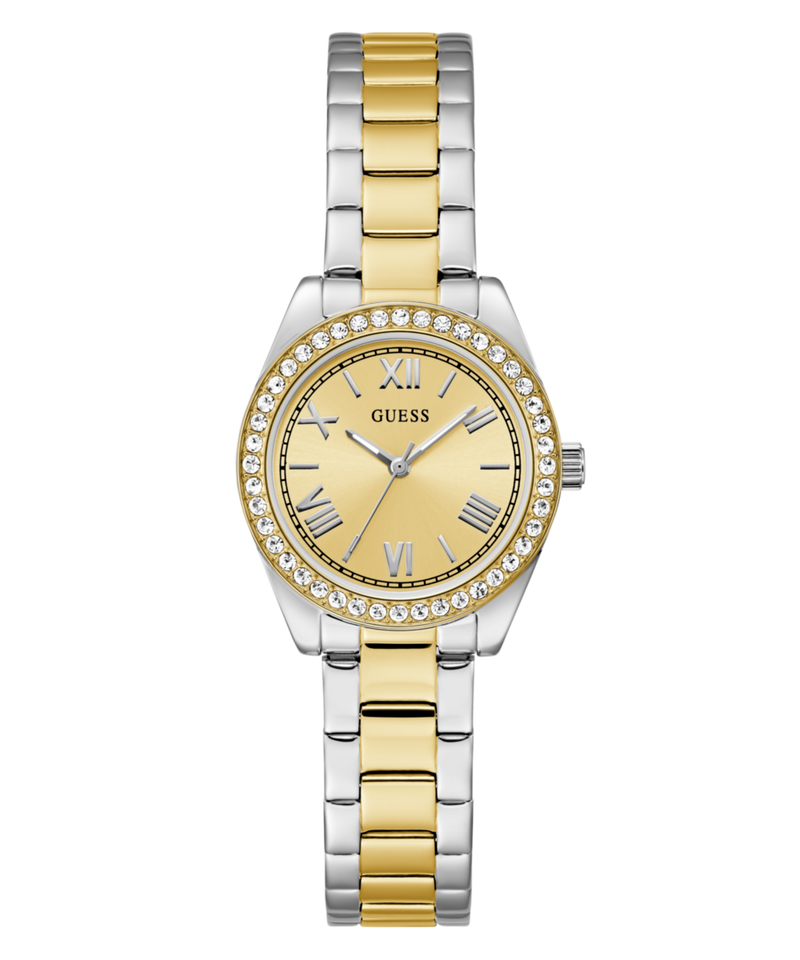 Guess Mini Luna Champagne Round Dial Quartz Analog Women Watch Watch Guess