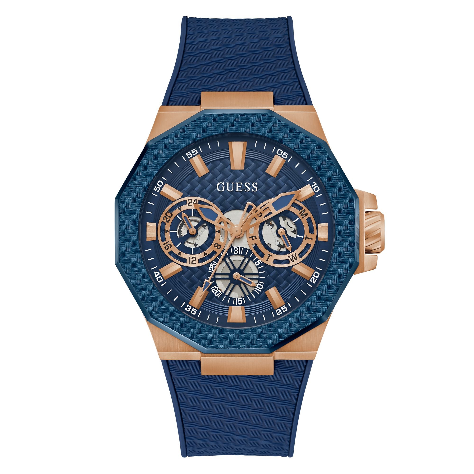 Guess Indy GW0853G3 Blue Men 45 mm Round Watch