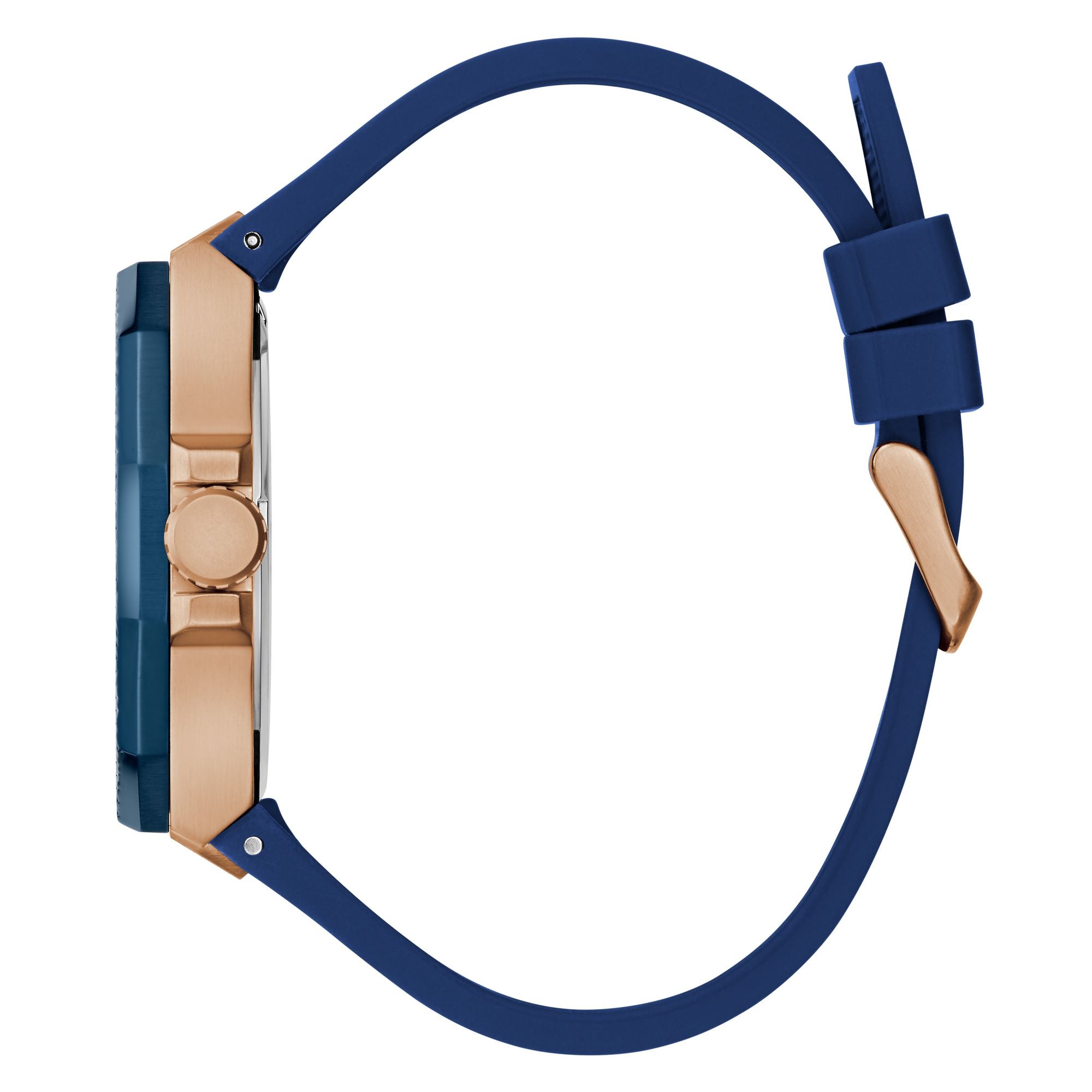 Guess Indy Blue Round Dial Quartz Analog Men Watch