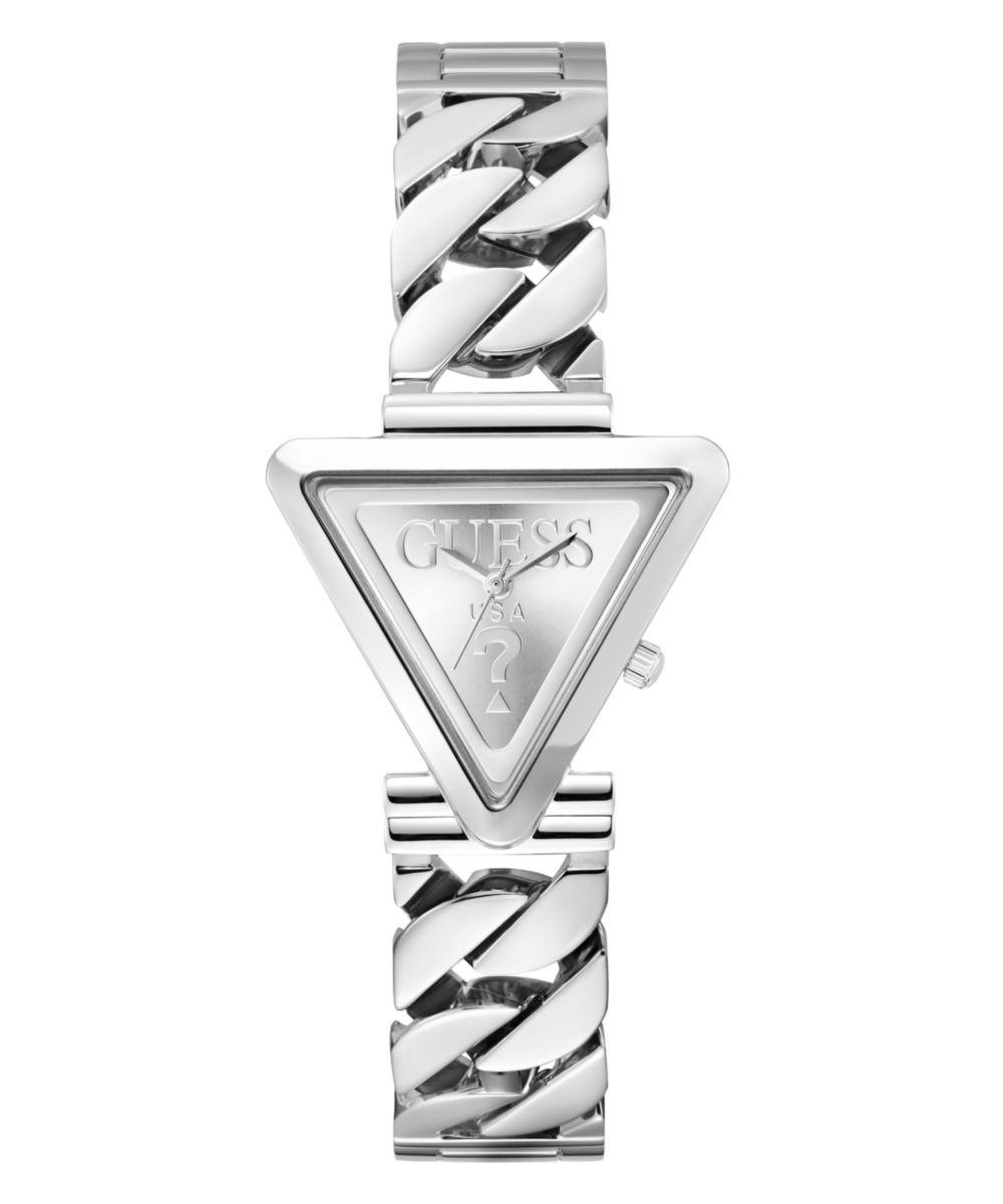 Guess Fame Silver Triangle Dial Quartz Analog Women Watch