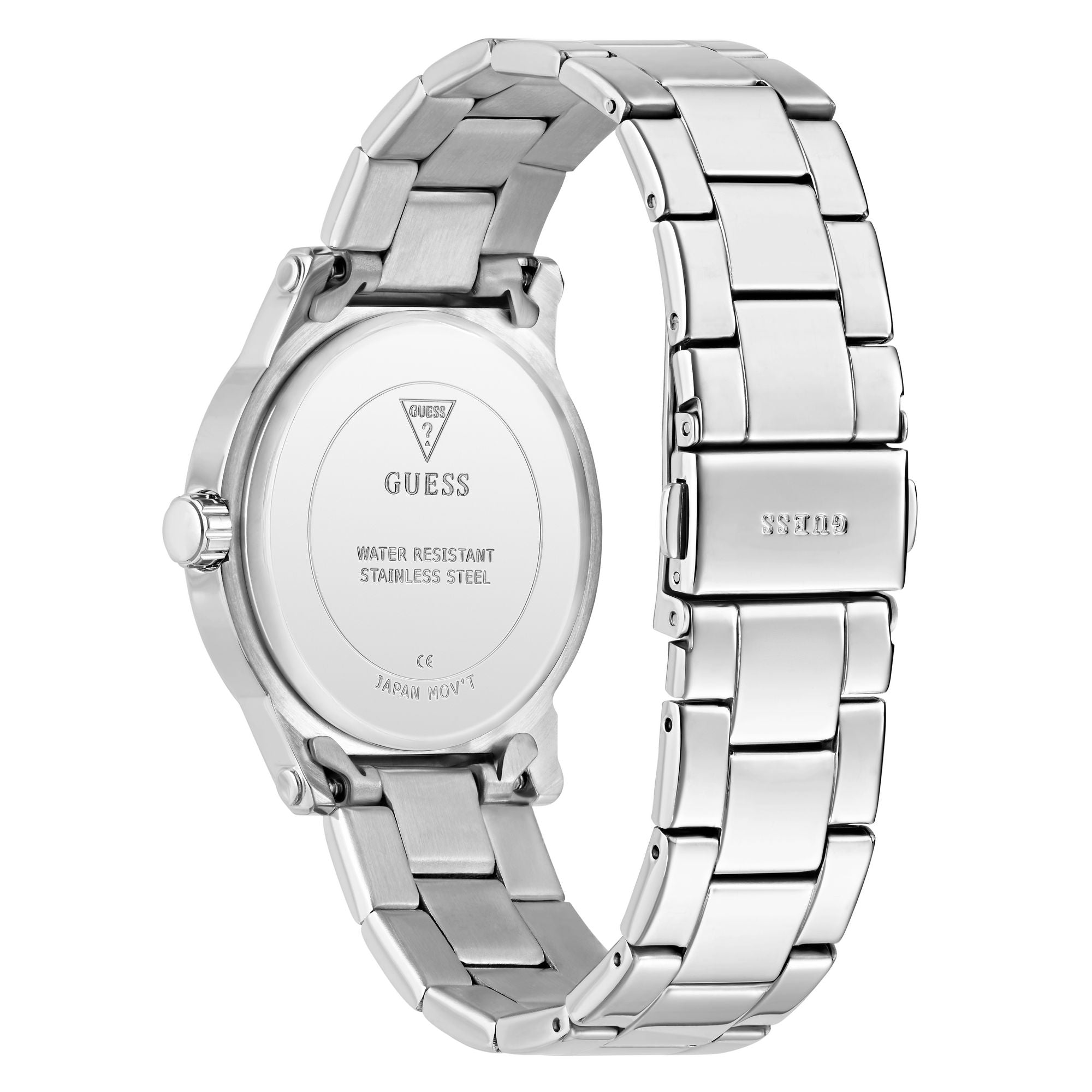 Guess Gt Annette Silver Round Dial Analog Women's Quartz Watch