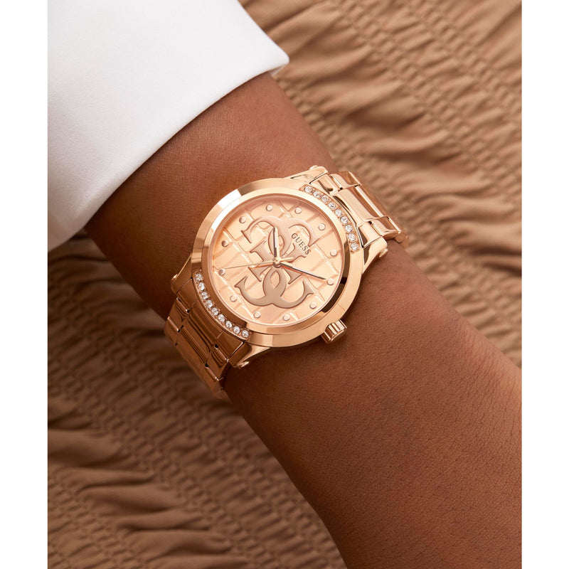 Guess Annette Rose Gold Round Dial Quartz Analog Women Watch Watch Guess