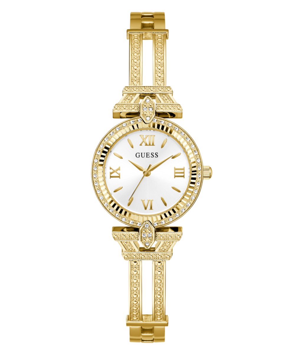 Guess Gb Delphine White Round Quartz Women Watch Watch Guess