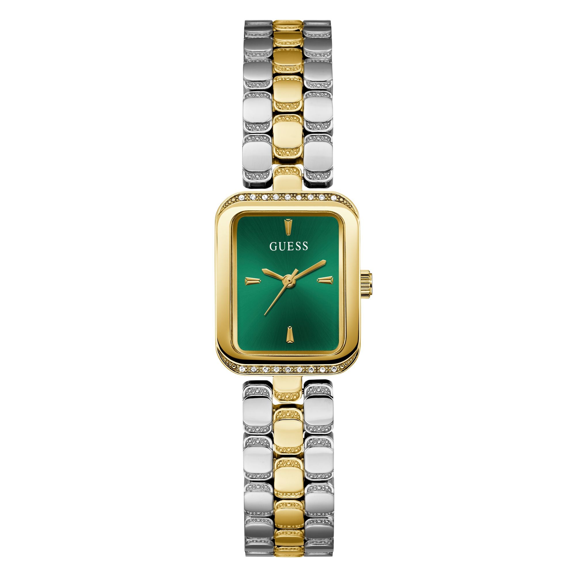 Guess Isla Green Rectangle Dial Quartz Analog Women Watch Watch Guess