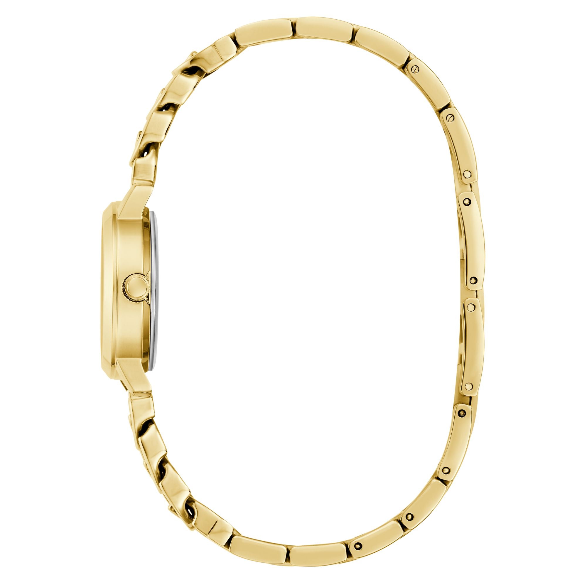 Guess Chime Champagne Round Dial Quartz Analog Women Watch