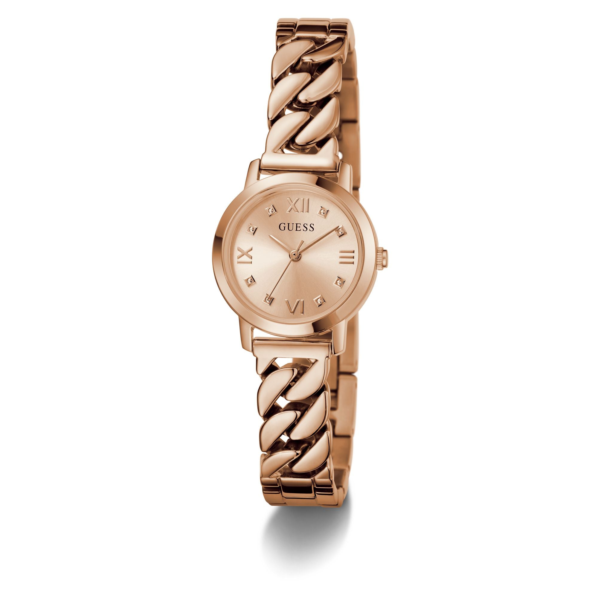 Guess Chime Rose Gold Round Dial Quartz Analog Women Watch
