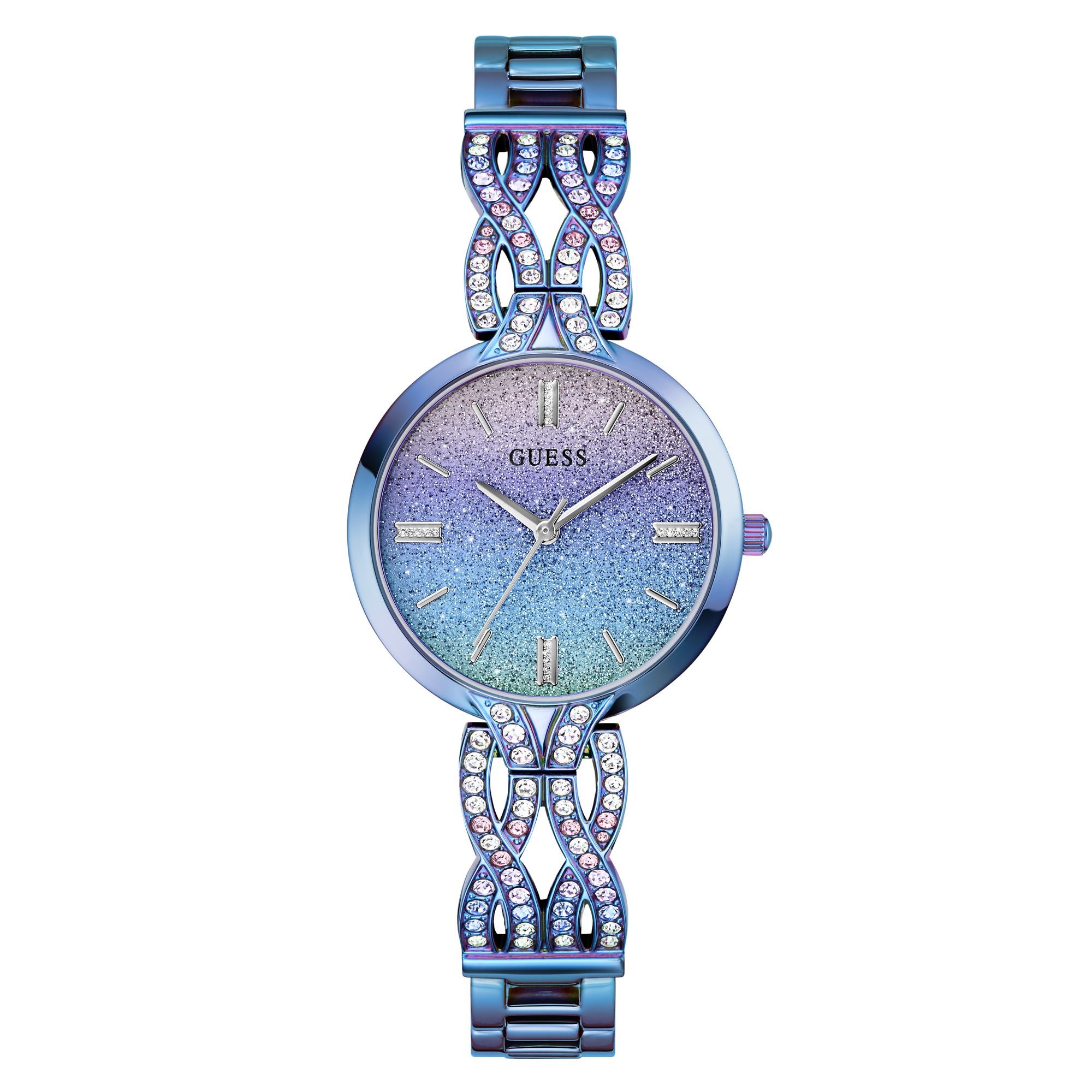 Guess Coral Multicolor Round Dial Quartz Analog Women Watch