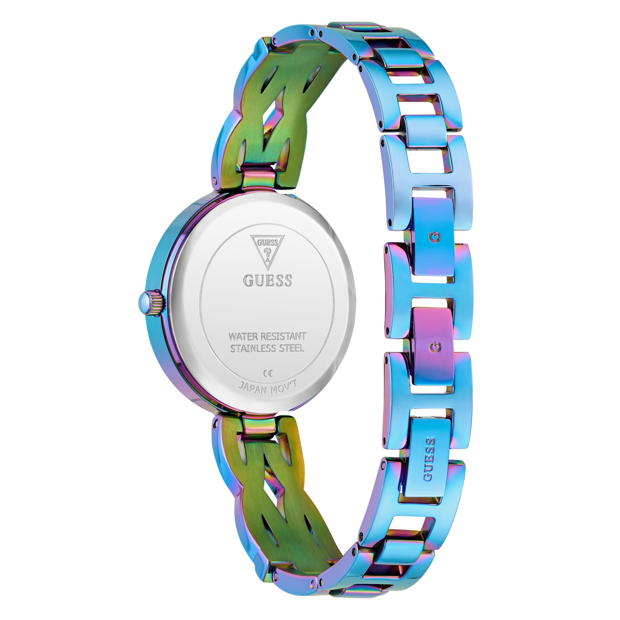 Guess Coral Multicolor Round Dial Quartz Analog Women Watch